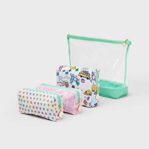Roller Rabbit Roadtrip Cosmetic Bags Set - NWT & In-Hand
